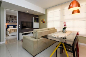 Omar do Rio: Moderna Qto&Sala a 400m de la Playa de Copacabana, con Internet 250mbps y Smart TV (BR 737/504)